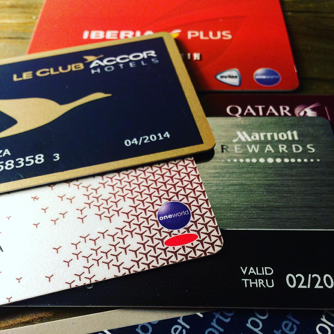 Airlines & hotels loyalty cards