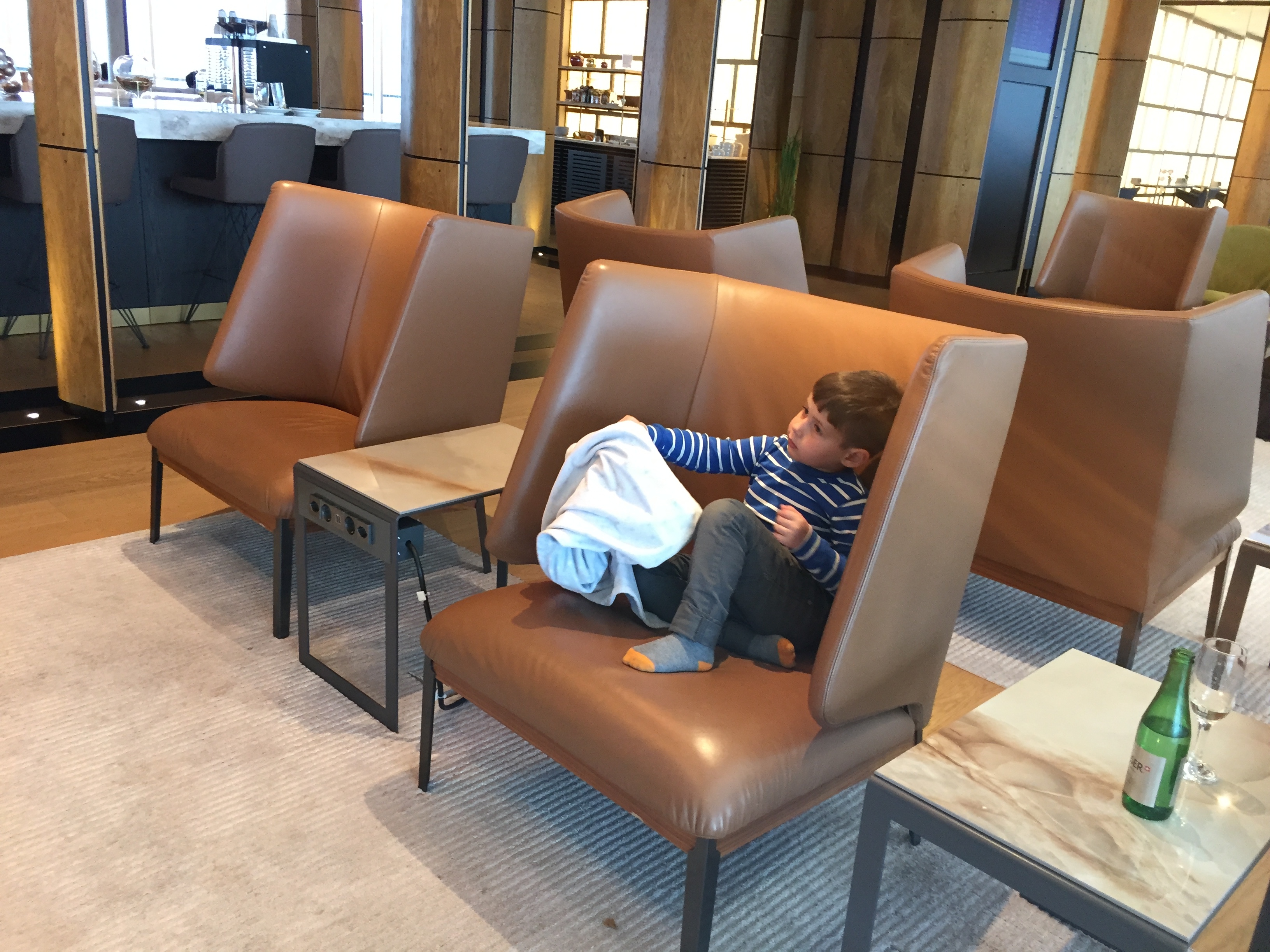 Another sitting lounge area for cartoon fans - Zurich Terminal E