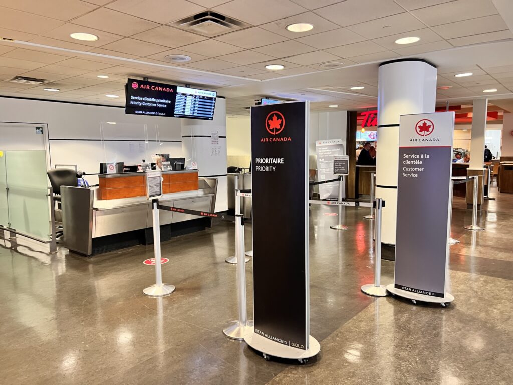 Gate 1 at Montreal Trudeau Airport YUL